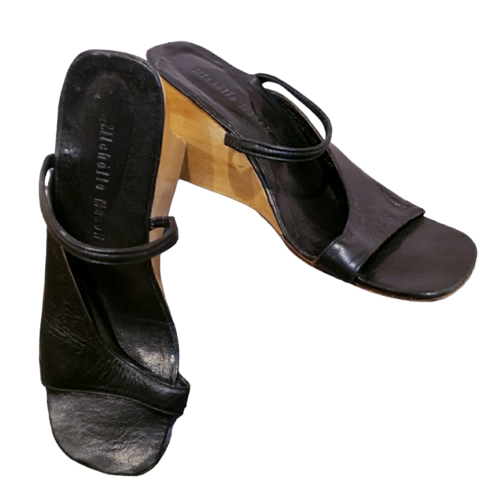 Michelle Macon Leather Sandals